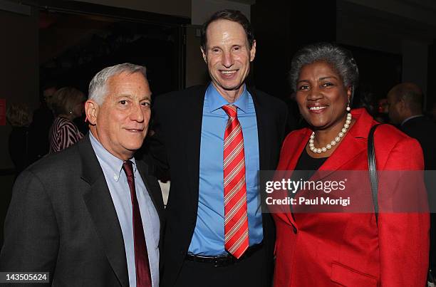Walter Isaacson, U.S. Senate, Senator Ron Wyden and Donna Brazile attend Google & Hollywood Reporter Host an Evening Celebrating The White House...