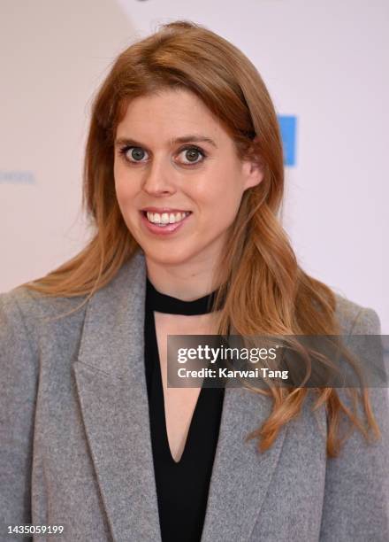 Princess Beatriceattends the "Confetti" UK Premiere at BAFTA on October 20, 2022 in London, England.