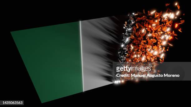 vanishing flag of the republic of ireland - dublin republic of ireland stock pictures, royalty-free photos & images