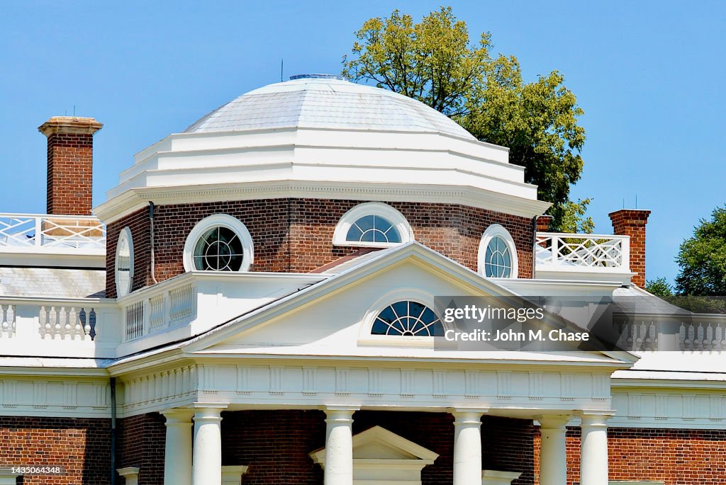 Monticello, Thomas Jefferson's Home, Charlottesville, Virginia (USA)