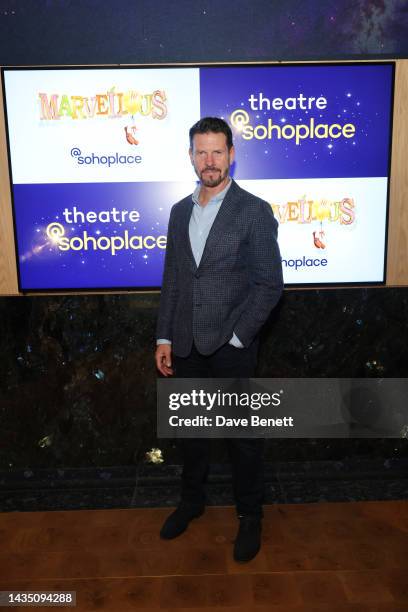 Lloyd Owen attends the opening night of @sohoplace, the first new West End theatre in 50 years, and its inaugural production "Marvellous" on October...