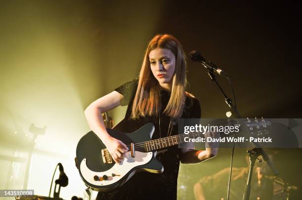 Russian Red performs at Cafe de la Danse on April 27, 2012 in Paris, France.