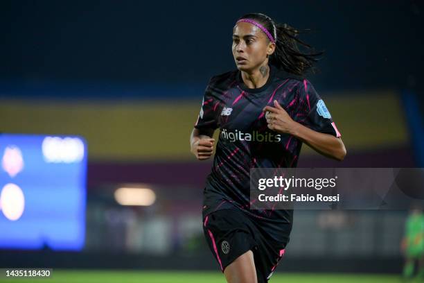 Latina, ITALY Andressa Alves of AS Roma during the UEFA Women's Champions League group B match between AS Roma and Slavia Praha at Stadio Francioni...