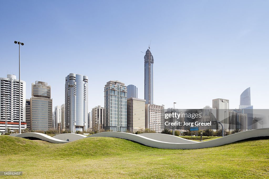 High-rise buildings along the Corniche