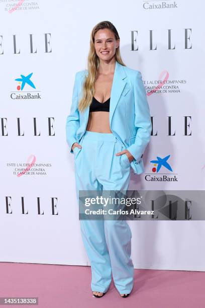 Bar Refaeli attends the "Cancer Ball" Charity Dinner presented by Elle Magazine at the Royal Theater on October 20, 2022 in Madrid, Spain.