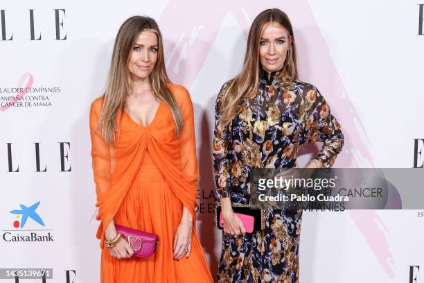 Nicole Kimpel and Barbara Kimpel attend the "Cancer Ball" Charity Dinner presented by Elle Magazine at the Royal Theatre on October 20, 2022 in...