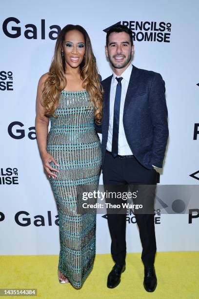 Kailee Scales and Adam Braun attend the 2022 Pencils of Promise Gala at Museum of Moving Image on October 20, 2022 in New York City.