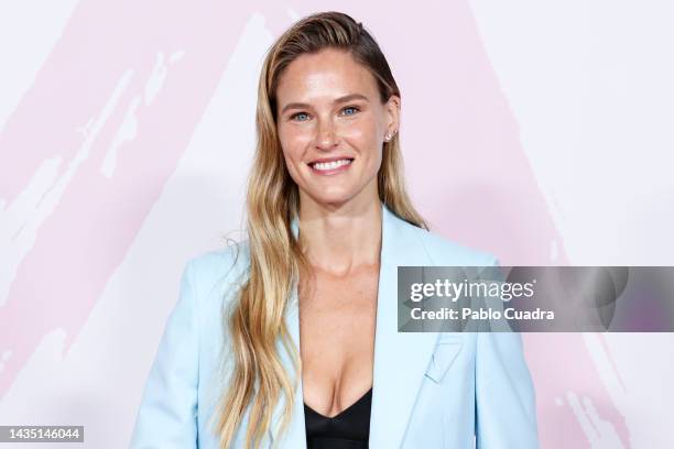 Model Bar Refaeli attends the "Cancer Ball" Charity Dinner presented by Elle Magazine at the Royal Theatre on October 20, 2022 in Madrid, Spain.