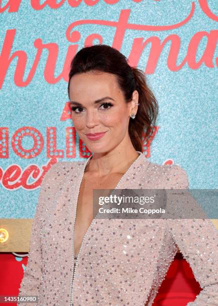 Erin Cahill attends Hallmark Media's star-studded kickoff of 'Countdown To Christmas' with a special screening of "A Holiday Spectacular" featuring...