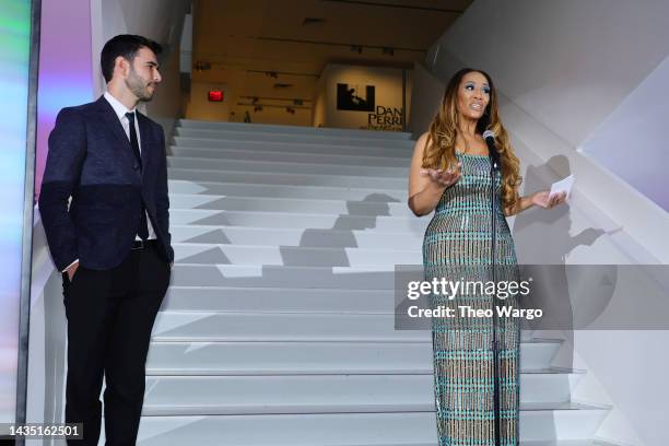 Adam Braun and Kailee Scales attend the 2022 Pencils of Promise Gala at Museum of Moving Image on October 20, 2022 in New York City.