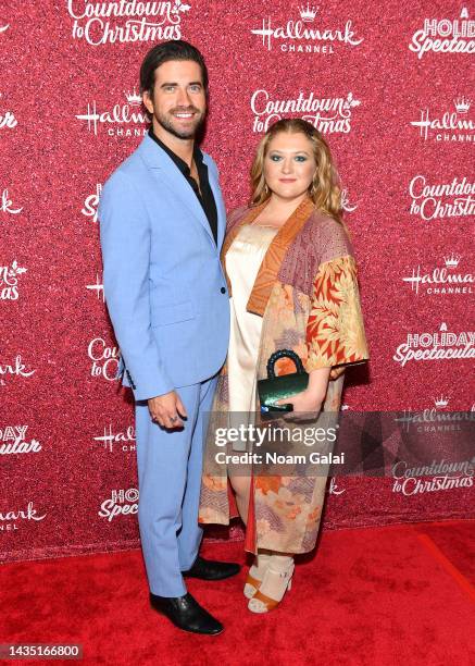Ryan Rottman and Jaicy Elliot attend Hallmark Media's star-studded kickoff of 'Countdown To Christmas' with a special screening of "A Holiday...