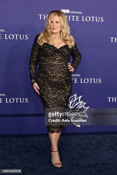 Jennifer Coolidge attends the Los Angeles Season 2 Premiere of HBO Original Series "The White Lotus" at Goya Studios on October 20, 2022 in Los...