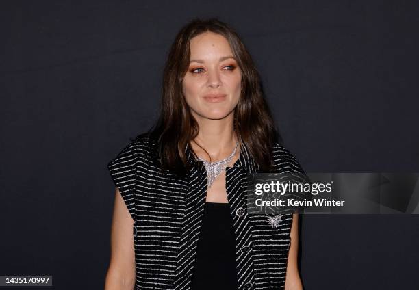 Marion Cotillard attends a Chanel dinner to celebrate the 90th Anniversary of Gabrielle Chanel's 1932 High Jewelry Collection at The Lot at Formosa...