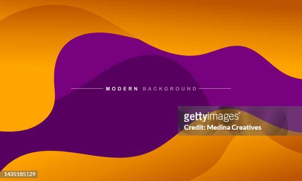 gradient abstract fluid shape background - power point templates stock illustrations