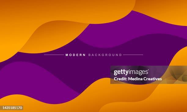 gradient abstract fluid shape background - slide show stock illustrations