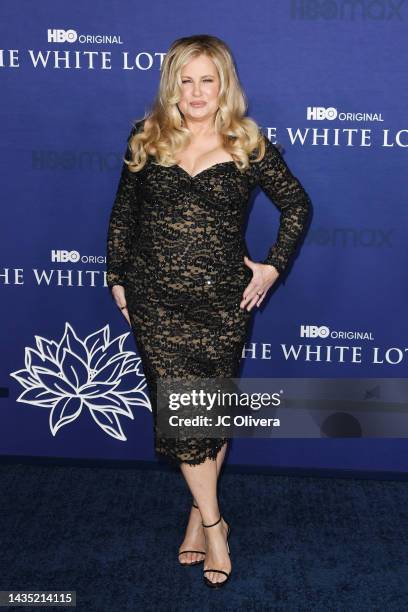 Jennifer Coolidge attends the Los Angeles Season 2 Premiere of HBO Original Series "The White Lotus" at Goya Studios on October 20, 2022 in Los...