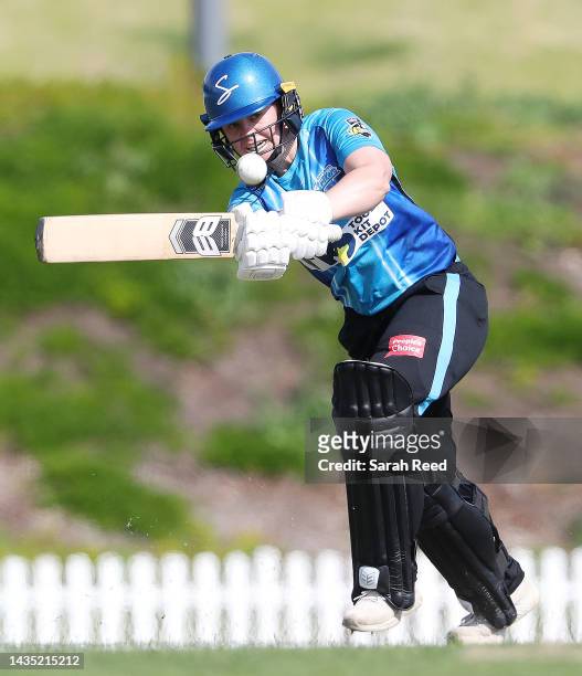 S7 during the Women's Big Bash League match between the Sydney Sixers and the Adelaide Strikers at Karen Rolton Oval, on October 21 in Adelaide,...