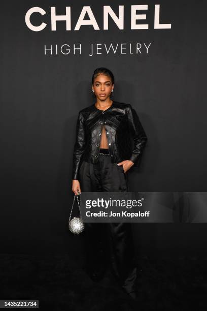 Lori Harvey attends the CHANEL dinner to celebrate the 1932 High Jewelry Collection on October 20, 2022 in Los Angeles, California.