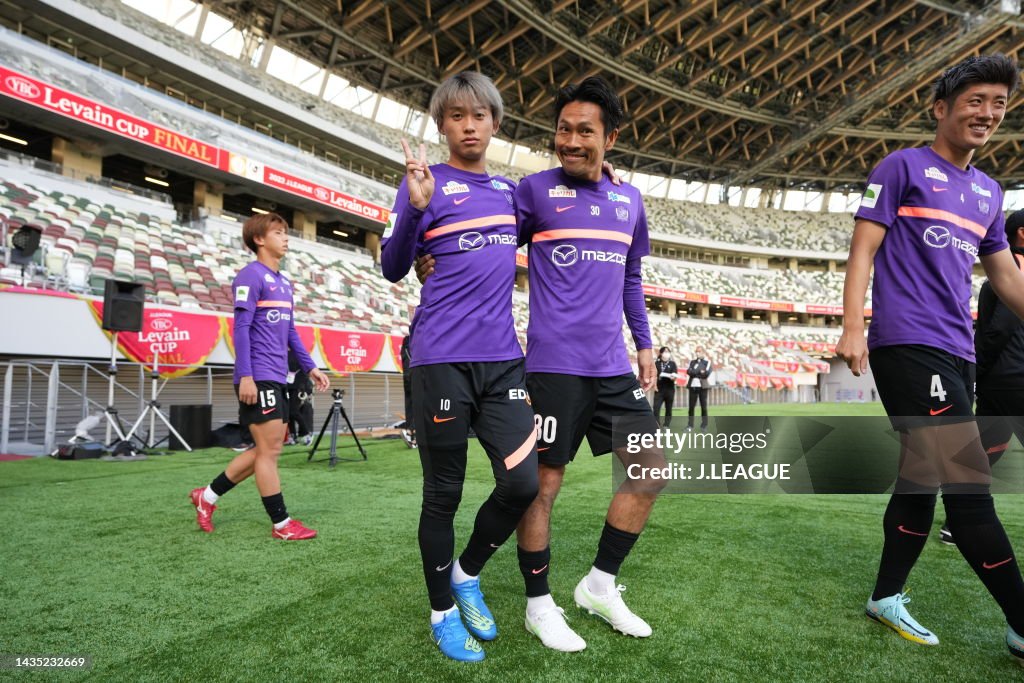 J.LEAGUE YBC Levain Cup Final Official Practice and Press Conference