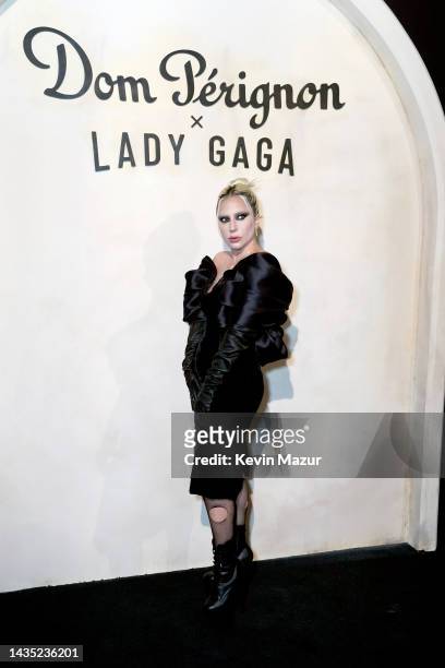Lady Gaga is seen as Dom Pérignon and Lady Gaga pursue their creative dialogue at Sheats Goldstein Residence on October 20, 2022 in Los Angeles,...