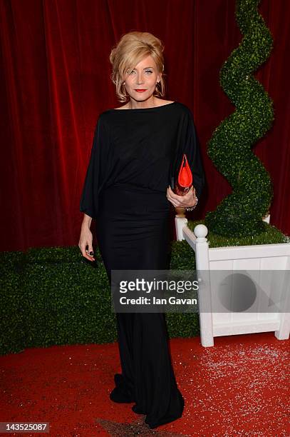 Actress Michelle Collins attends The 2012 British Soap Awards at ITV Studios on April 28, 2012 in London, England.