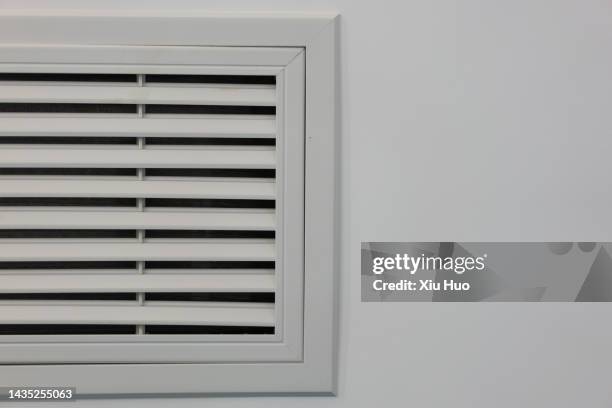 the vents in the room - air conditioner interior wall stock pictures, royalty-free photos & images