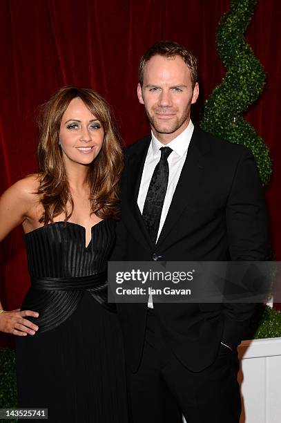 Actors Samia Smith and Will Thorpe attend The 2012 British Soap Awards at ITV Studios on April 28, 2012 in London, England.