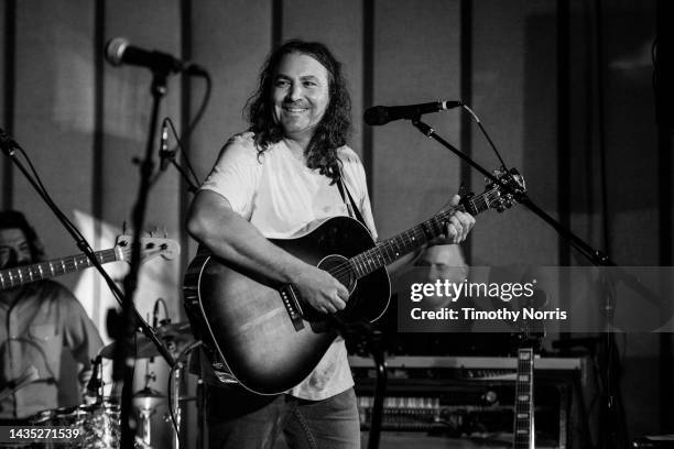 Adam Granduciel performs during an evening with The War on Drugs at Gold Pacific Studios on October 20, 2022 in Newport Beach, California.