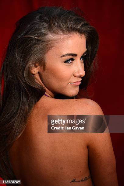Actress Brooke Vincent attends The 2012 British Soap Awards at ITV Studios on April 28, 2012 in London, England.