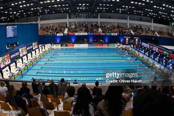 General view during day one of the FINA Diving World Cup Berlin at Schwimm- und Sprunghalle im Europasportpark on October 21, 2022 in in Berlin,...