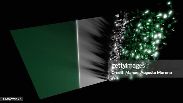 vanishing flag of nigeria - argentina vs nigeria stock pictures, royalty-free photos & images