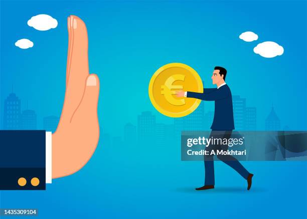 Bank Refusing Vector Refusing Payment Photos and Premium High Res Pictures - Getty Images