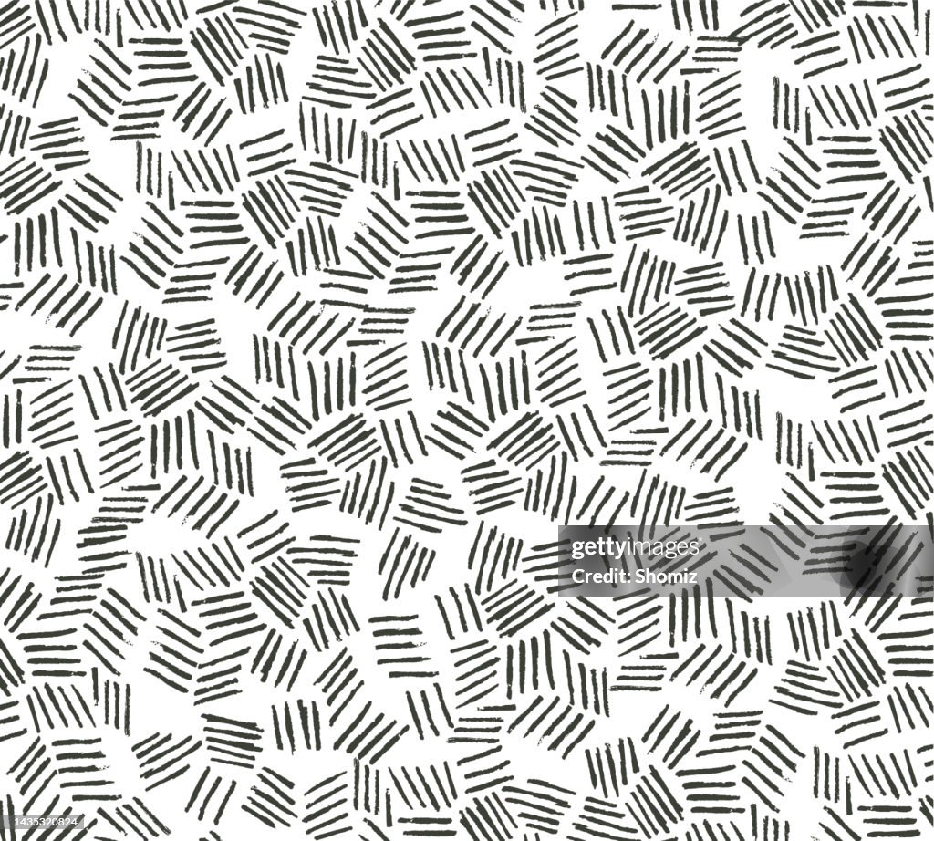 Patterned Single Line Seamless Line Hand Drawn Pattern High-Res Vector Graphic - Getty Images