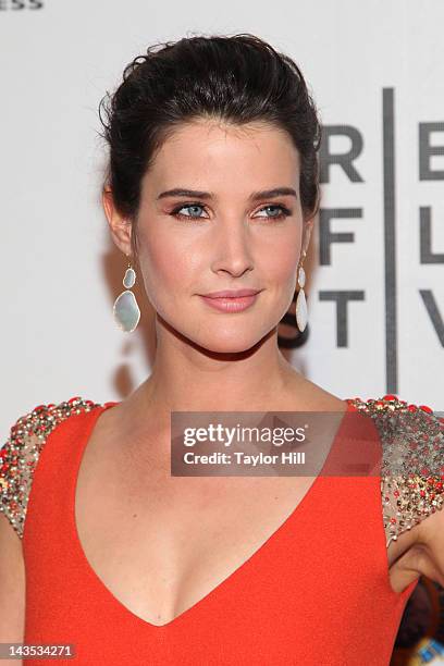 Actress Cobie Smulders attends "Marvel's The Avengers" premiere during the closing night of the 2012 Tribeca Film Festival at BMCC Tribeca PAC on...