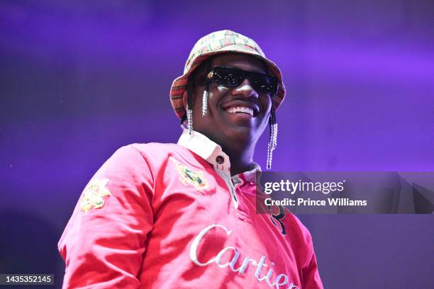 Lil Yachty performs during Wicked Featuring 21 Savage at Forbes Arena at Morehouse College on October 19, 2022 in Atlanta, Georgia.