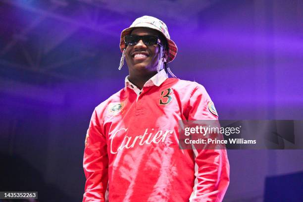 Lil Yachty performs during Wicked Featuring 21 Savage at Forbes Arena at Morehouse College on October 19, 2022 in Atlanta, Georgia.