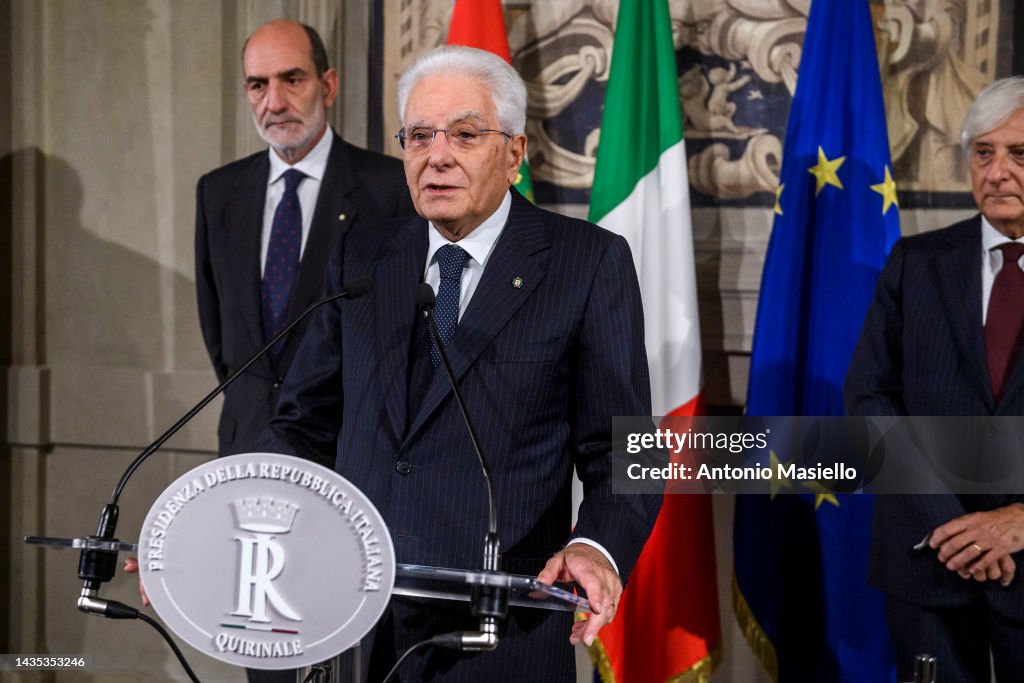 Italy Forms A New Government: Quirinale Consultations With Political Parties Leaders