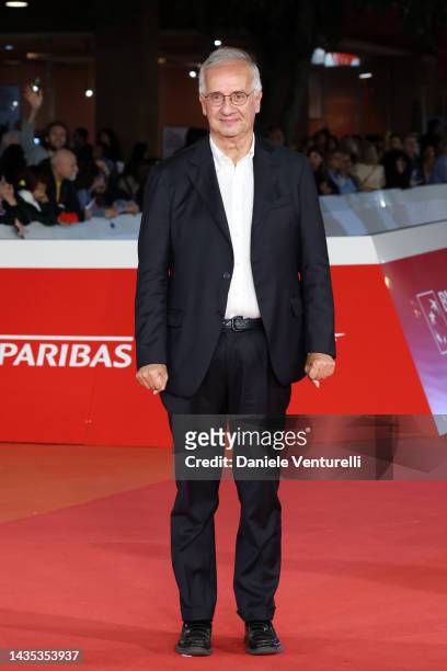Walter Veltroni attends the red carpet for "Ora Tocca A Noi - Storia Di Pio La Torre" during the 17th Rome Film Festival at Auditorium Parco Della...