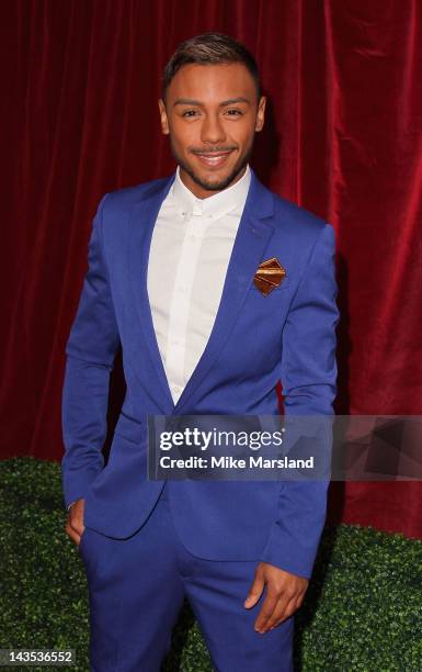 Singer Marcus Collins attends the British Soap Awards at The London Television Centre on April 28, 2012 in London, England.