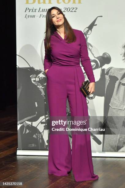 Monica Bellucci attends the Lumiere Award ceremony during the 14th Film Festival Lumiere on October 21, 2022 in Lyon, France.