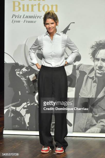 Alice Taglioni attends the Lumiere Award ceremony during the 14th Film Festival Lumiere on October 21, 2022 in Lyon, France.