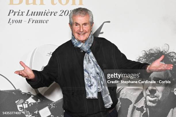 Claude Lelouch attends the Tim Burton Lumiere Award ceremony during the 14th Film Festival Lumiere on October 21, 2022 in Lyon, France.