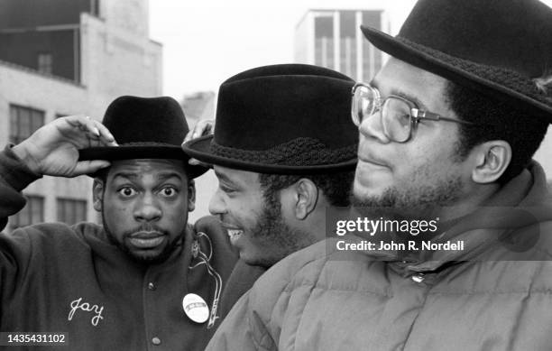 American musician and DJ Jason "Jam Master Jay" Mizell , rapper, producer, DJ and television personality Joseph "Run" Simmons and rapper Darryl "DMC"...