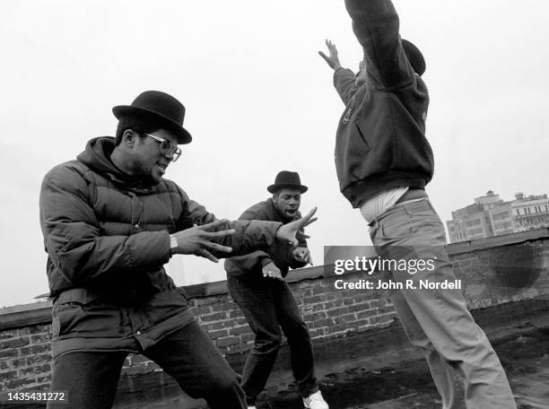 American rapper Darryl "DMC" McDaniels, musician and DJ Jason "Jam Master Jay" Mizell and rapper, producer, DJ and television personality Joseph...