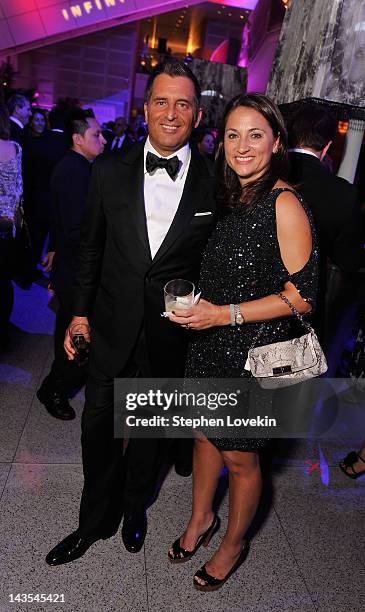 John Kushnir and Rosemarie Kushnir attend the Capitol File's 7th Annual White House Correspondents' Association Dinner after party at The Newseum on...