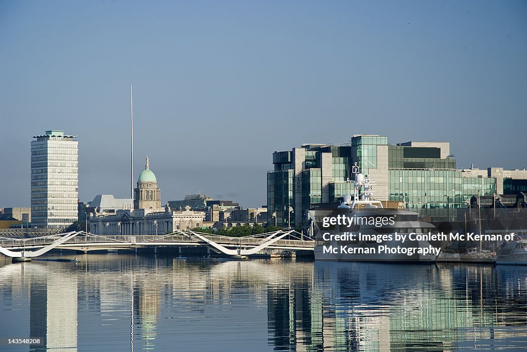 River Liffey Dublin at IFSC