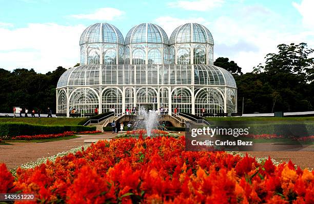 jardim botanico curitiba - curitiba stock-fotos und bilder