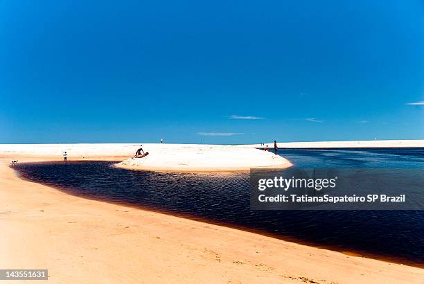 caraíva river in porto seguro - porto seguro stock pictures, royalty-free photos & images