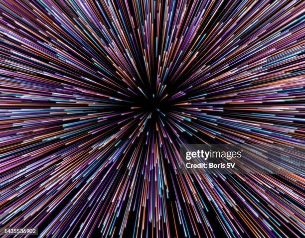 passing by the stars - punto de fuga fotografías e imágenes de stock