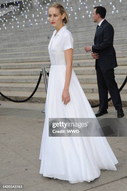 Leelee Sobieski attends Vanity Fair\'s 2012 Tribeca Film Festival party at the State Supreme Courthouse. Sobieski wears Jil Sander. Sobieski wears...